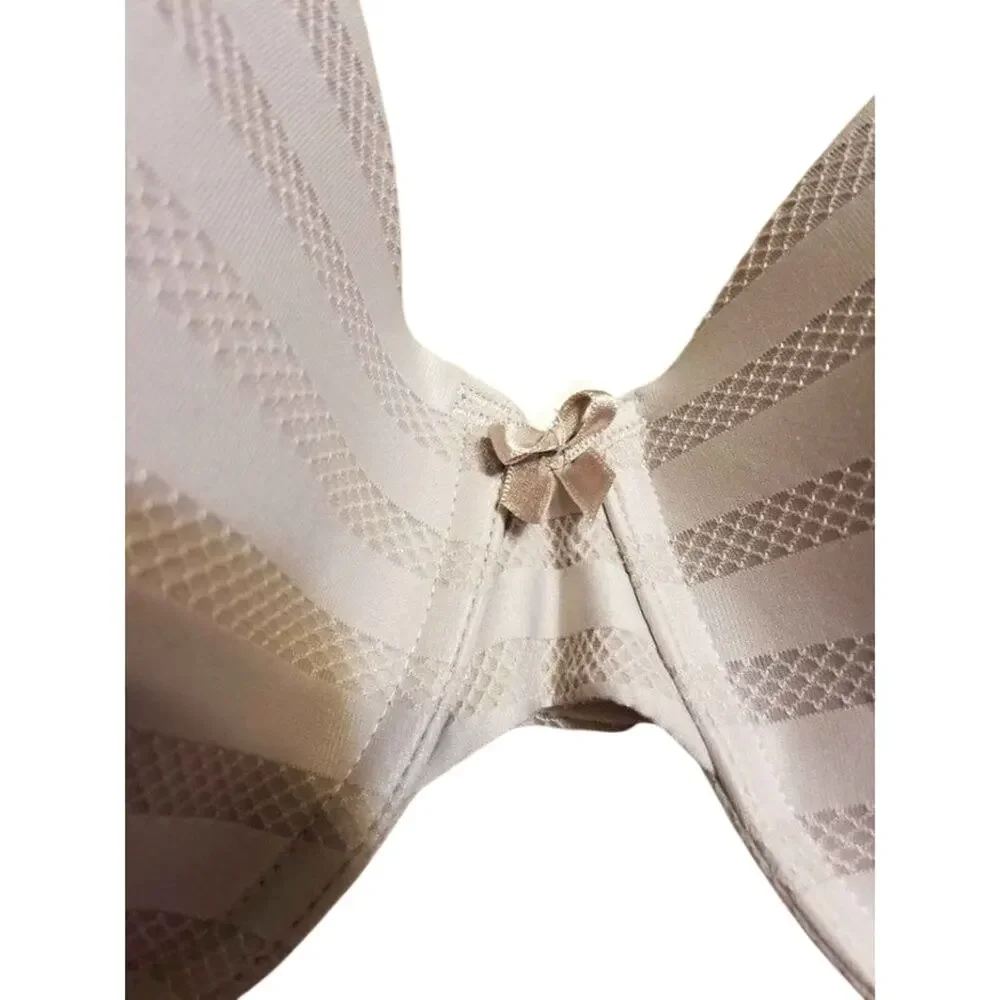 Maidenform Bra Underwire stripe gray Women's Lingerie size 40D‎